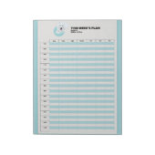 Weekstudieplanner Notitieblok (Gedraaid)