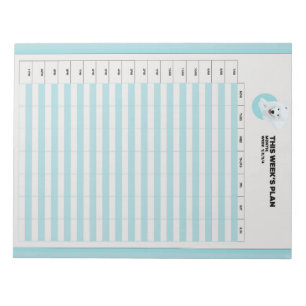 Weekstudieplanner Notitieblok