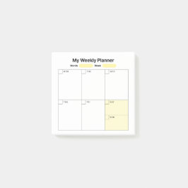 Weekstudieplanner Post-it® Notes