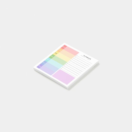 Weekstudieplanner Post-it® Notes (Schuin)