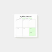 Weekstudieplanner Post-it® Notes (Voorkant)