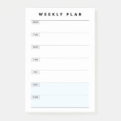 Weekstudieplanner Post-it® Notes (Voorkant)