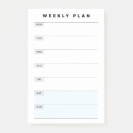 Weekstudieplanner Post-it® Notes