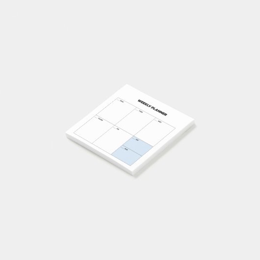Weekstudieplanner Post-it® Notes (Schuin)