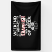 Weekvloervis met bijenkreeft spandoek (Verticaal)