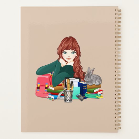 Weekweek schoolwerkweek planner (Achterkant)