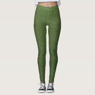 Weelderig groen kunstgras natuurontwerp | Fris Leggings