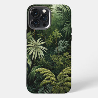 Weelderig groen tropisch bos iPhone 13 pro max hoesje