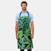 weelderig groen: tropisch Plant Schort (Gedragen)