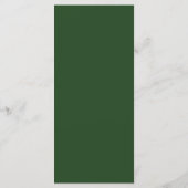 Weelderig Paradijs Witte Blush Tropische Krans Bru Menu (Achterkant)