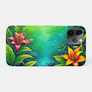 Weelderig Tropisch Oerwoud Oasis Design iPhone 11 Pro Hoesje
