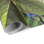 Weelderige bloementuin  botanische Prints Cadeaupapier (Rol Hoek)