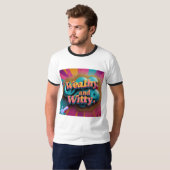 "weelderige charme" t-shirt (Voorkant volledig)