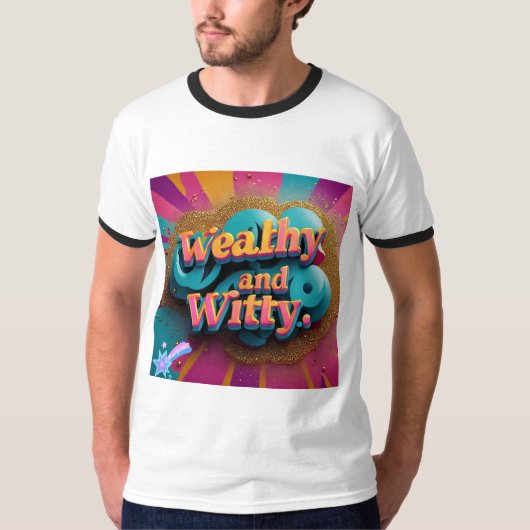 "weelderige charme" t-shirt (Voorkant)