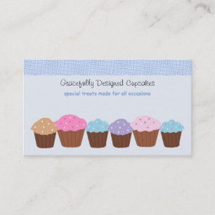 Weelderige Cupcakes Visitekaartje