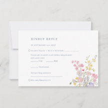 Weelderige Elegante Wilde Bloemen Stof Blauw Bruil