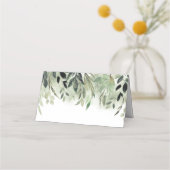 weelderige groen vintage bruiloft (Achterkant)