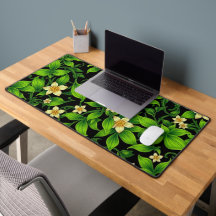 Weelderige groene bloemenpatroon illustratie