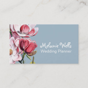 Weelderige Magnolia's Weddingplanner met grillig t Visitekaartje