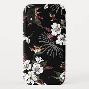 Weelderige tropische bloemen iPhone XR hoesje