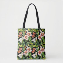 Weelderige Tropische Calla Lelie Boodschappentas