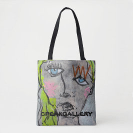 weelderige wimpers Canvas tas