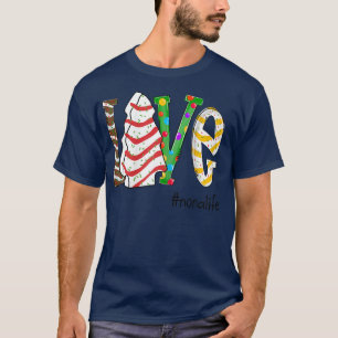 Weemenen Love Nonalife Kerstmis Grootma Gift Sweet T-shirt
