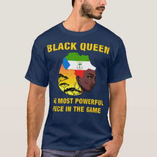 Weemens Equatoriaal-Guinea Zwarte Geschiedenis maa T-shirt