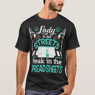 Weemens in de spreadsheets t-shirt