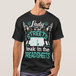 Weemens in de spreadsheets t-shirt