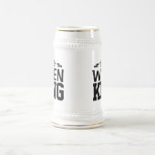 Ween King Dachshund Papa Stein Mug - Fête des père (Centre)