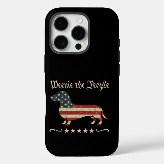 Weenie de mensen teckel 4 juli Case-Mate iPhone case (Achterkant)
