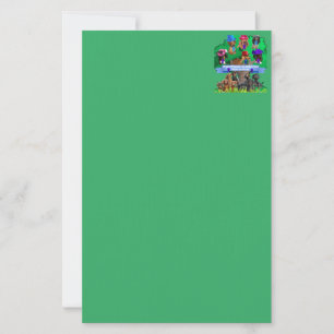 Weenie Dog Family Tree Best In Show Stationery Briefpapier