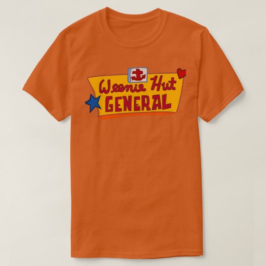 Weenie Hut General T-shirt (Design voorkant)
