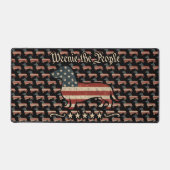 Weenie Le Peuple Dachshund 4 juillet (Recto)