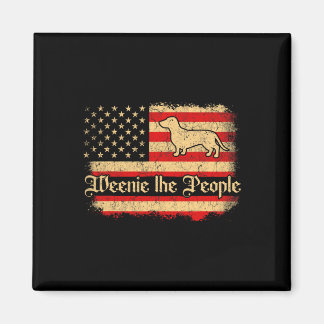 Weenie The People 4 juli Amerikaanse Vlag Da Magneet