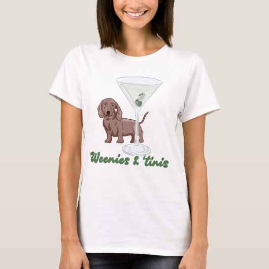 Weenies & Martinis T-shirt (Voorkant)