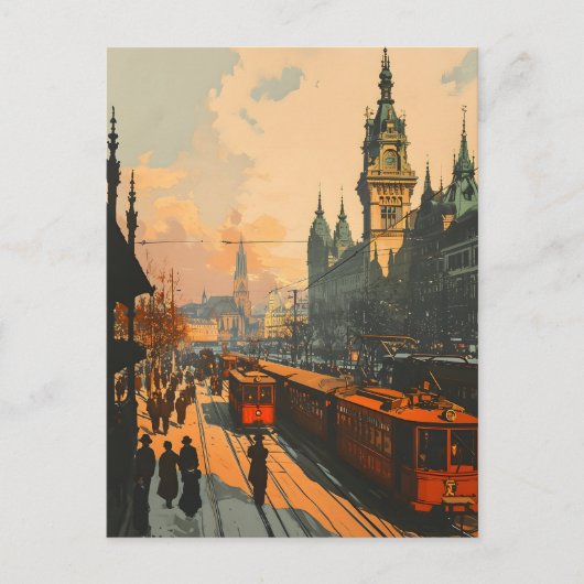  Weens Winter Briefkaart (Voorkant)