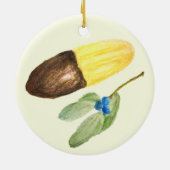 Weense Vingers Chocolade Biscuit Kerstmis Keramisch Ornament (Achterkant)