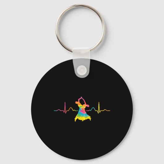Weense Wals Tango Slow Fox Quickstep Ballroom D Sleutelhanger (Voorkant)