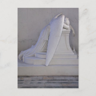 Weep nooit alleen engel Briefkaart (kant uitzicht)