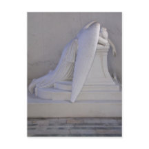 Weep nooit alleen engel Briefkaart (kant uitzicht)