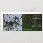 Weeping Birch Wedding Programma (Voorkant / Achterkant)