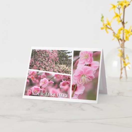 Weeping Japanese Apricot Kaart (Gele Bloem)