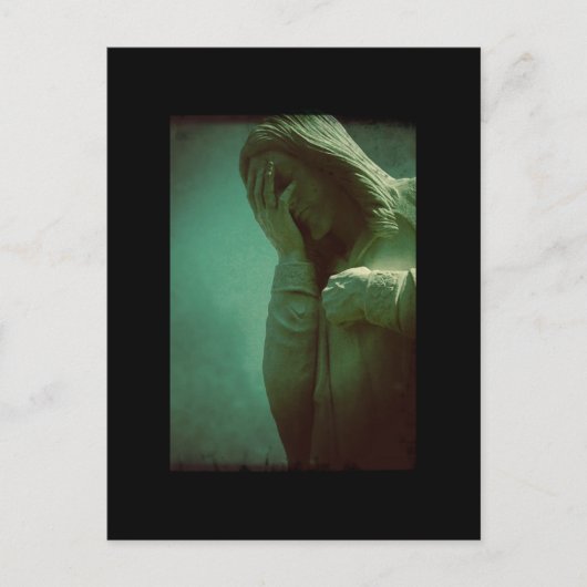 Weeping Jesus Briefkaart Oklahoma City (Voorkant)