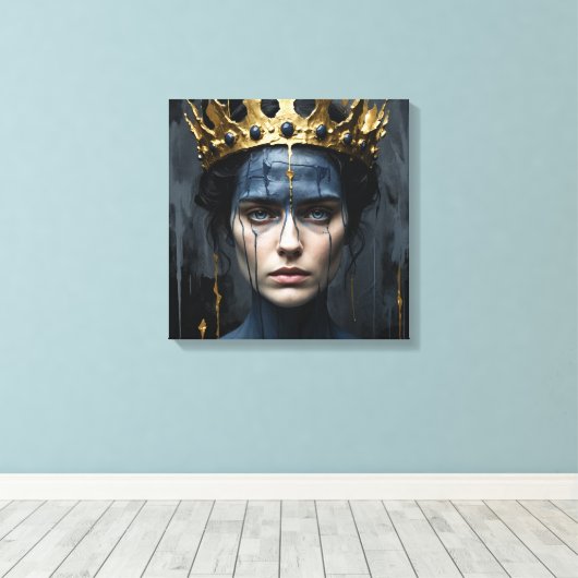 Weeping Queen Canvas Afdruk (Insitu (Houten vloer))