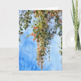 Weeping Tree Natuur Art Note Kaart