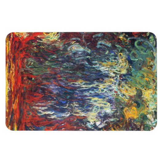 Weeping Willow at Giverny (by Claude Monet) Magneet (Horizontaal)