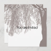 Weeping Willow Baby shower Kaart (Voorkant / Achterkant)