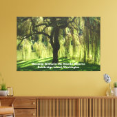 Weeping Willow Bloedel Reserve Bainbridge Island Canvas Afdruk (Insitu (Woonkamer))